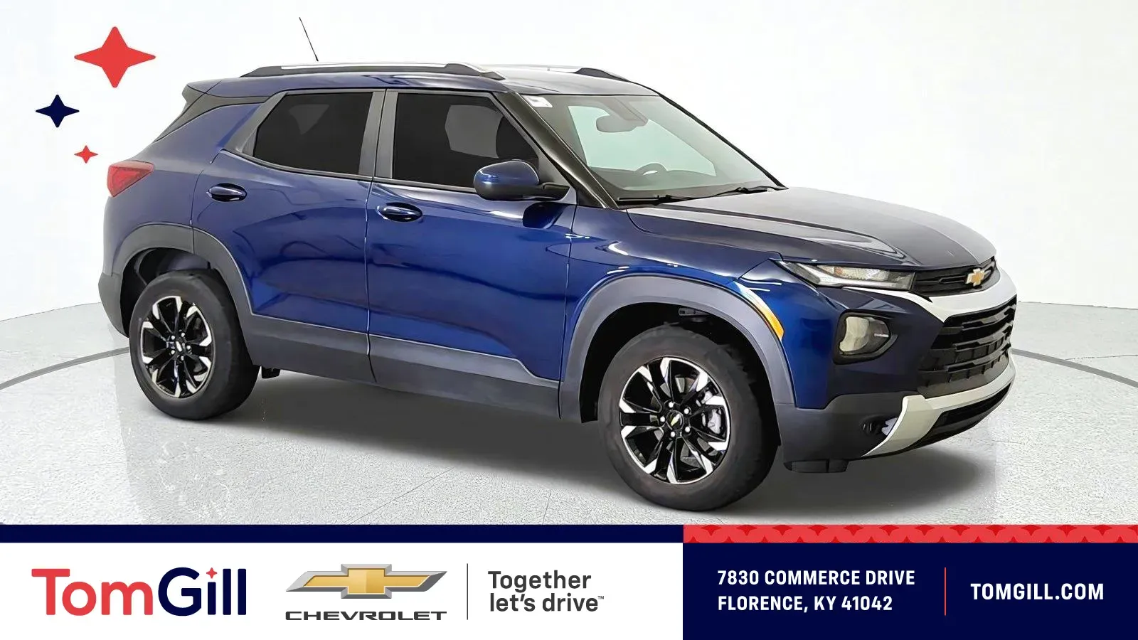 Blue 2022 Chevrolet Trailblazer LT for sale in Florence, KY