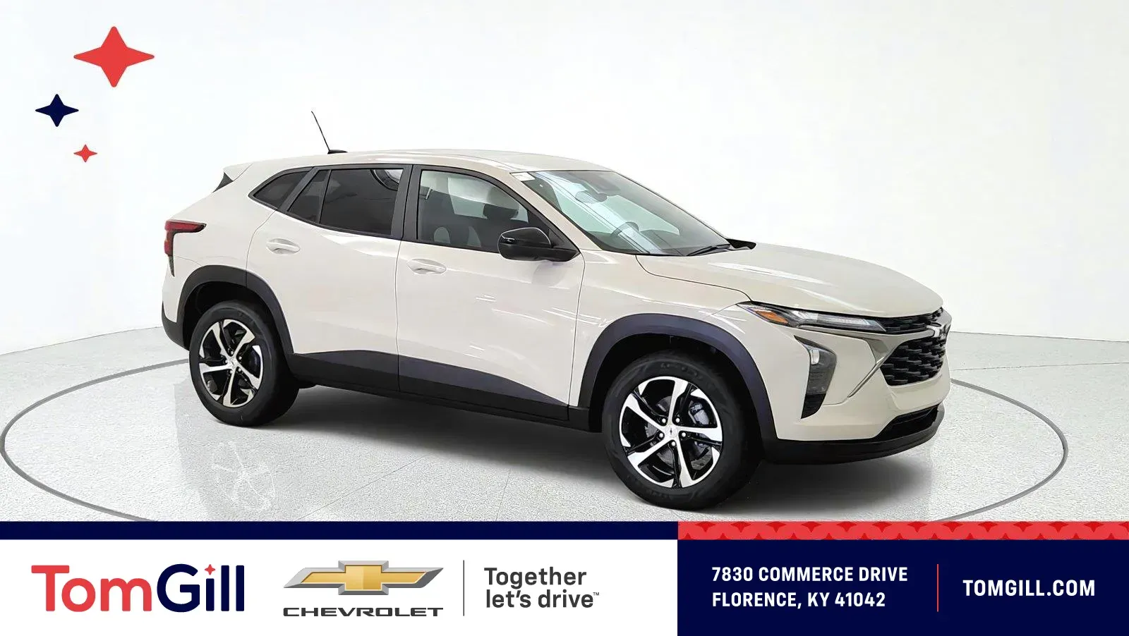 White 2026 Chevrolet Trax 1RS for sale in Florence, KY