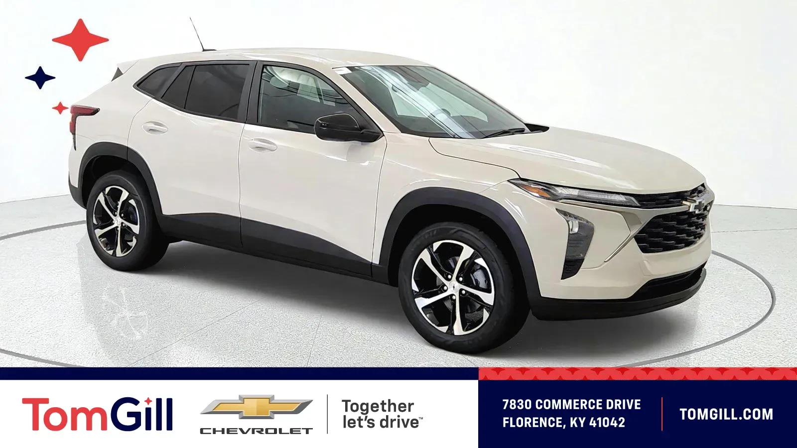 White 2026 Chevrolet Trax 1RS for sale in Florence, KY