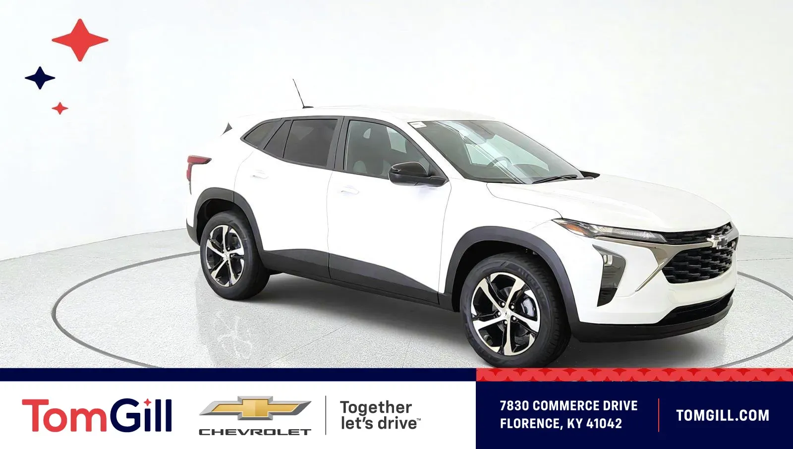 White 2026 Chevrolet Trax 1RS for sale in Florence, KY