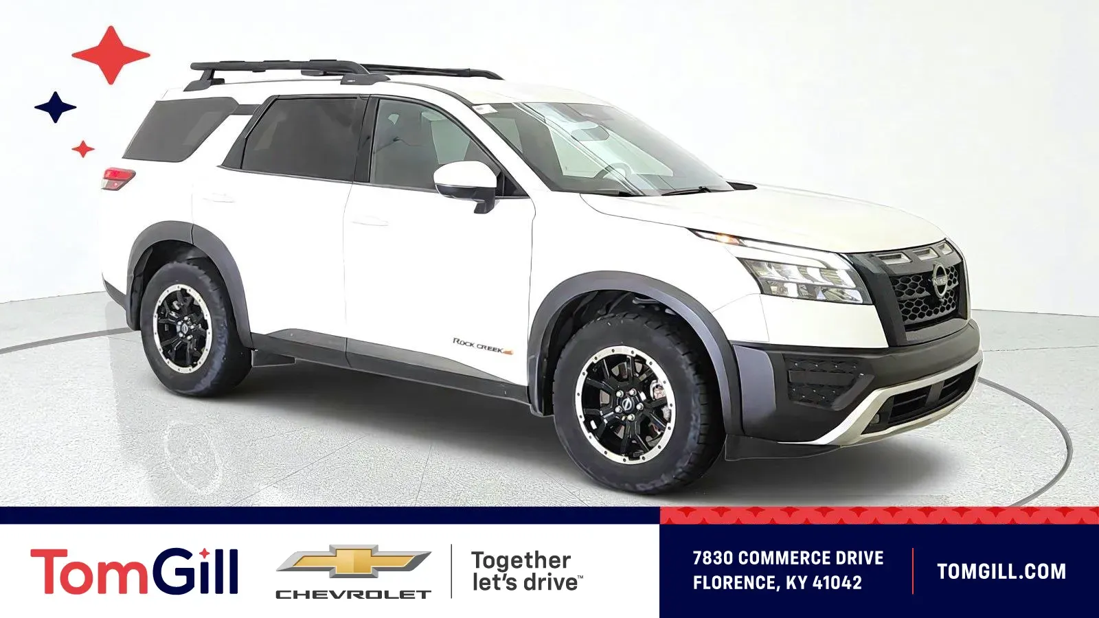 White 2025 Nissan Pathfinder Rock Creek for sale in Florence, KY