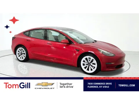 Red 2021 Tesla Model 3 Standard Range Plus for sale in Florence, KY
