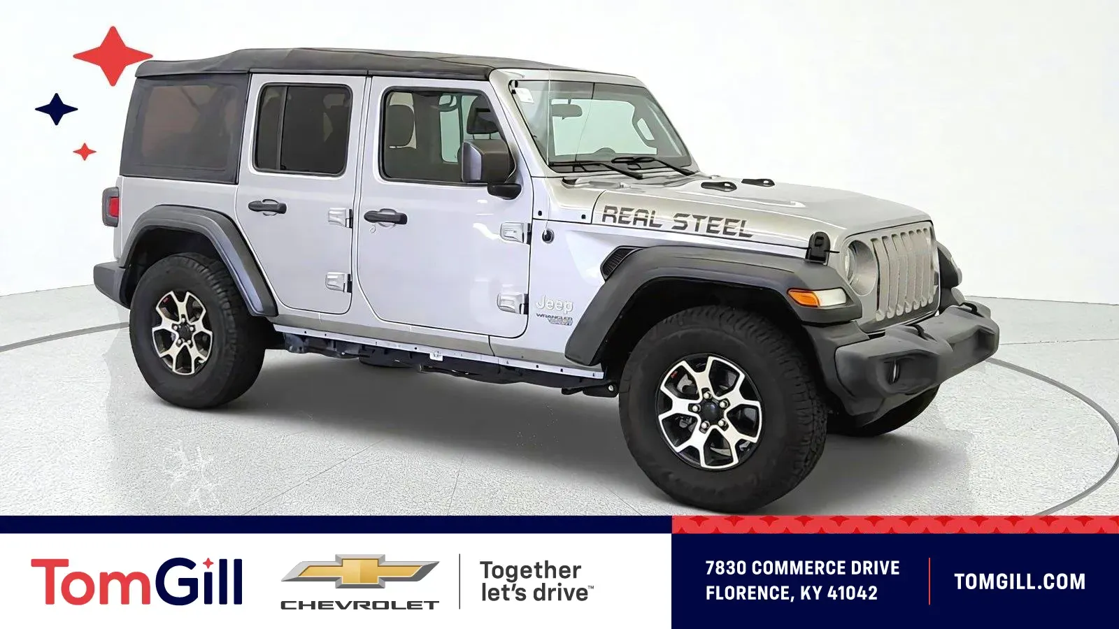 Silver 2021 Jeep Wrangler Unlimited Sport S for sale in Florence, KY