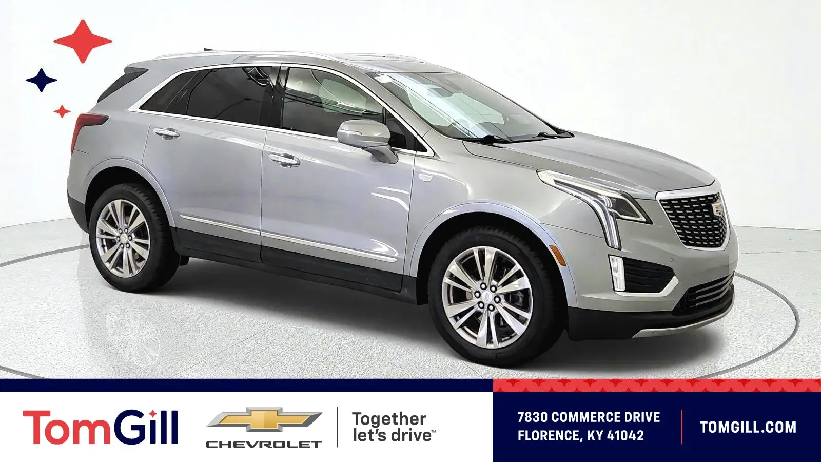 Silver 2024 Cadillac XT5 AWD Premium Luxury for sale in Florence, KY