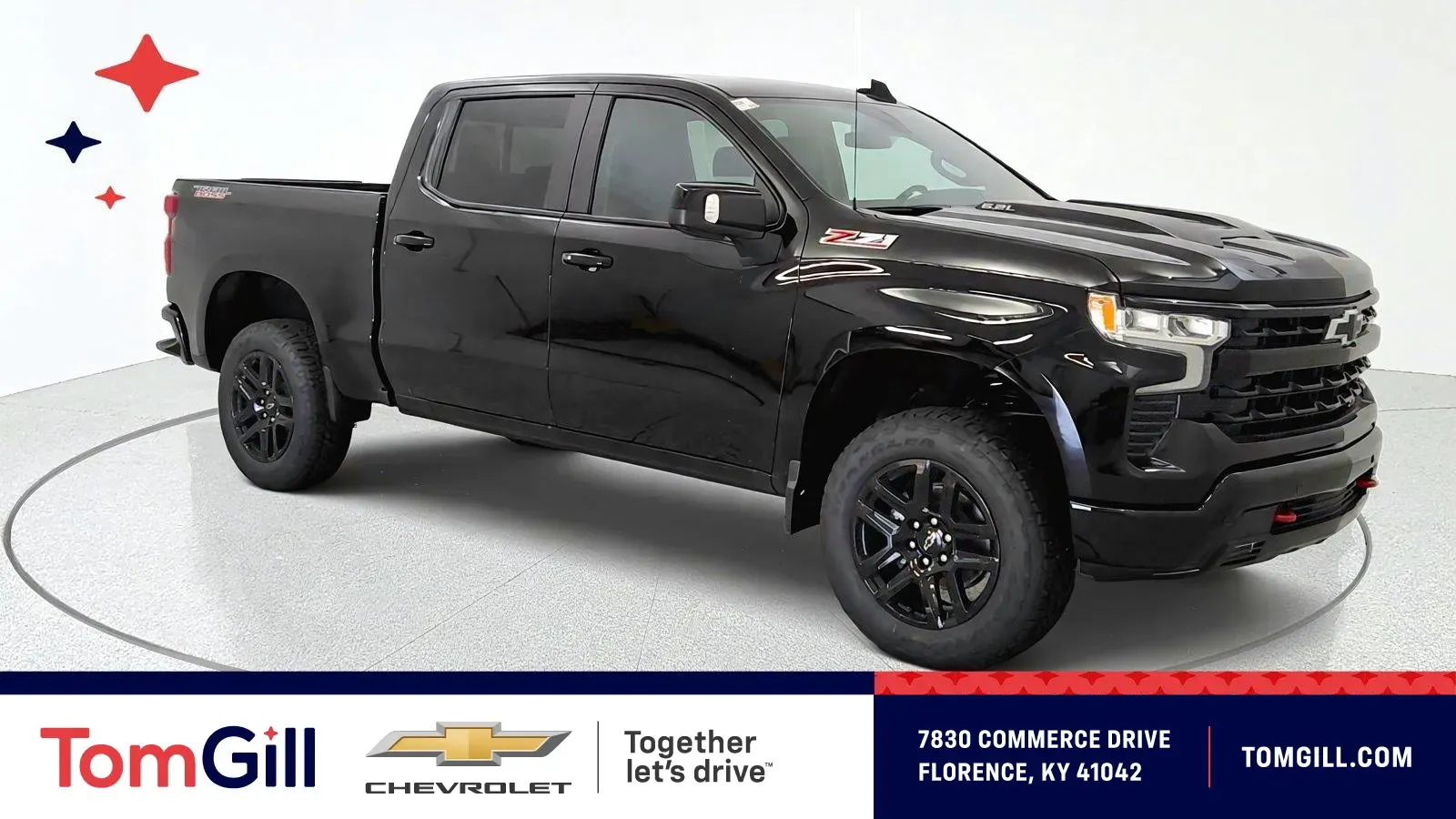 Black 2026 Chevrolet Silverado 1500 LT Trail Boss for sale in Florence, KY