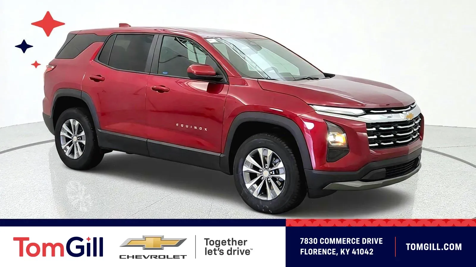 Red 2026 Chevrolet Equinox FWD LT for sale in Florence, KY