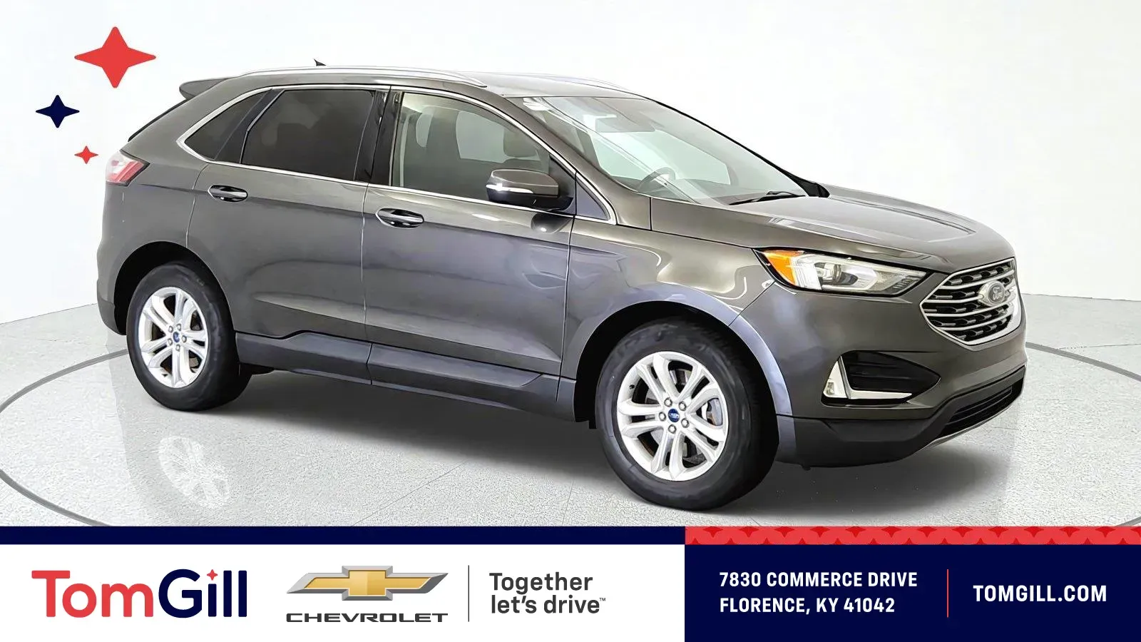 Gray 2019 Ford Edge SEL for sale in Florence, KY