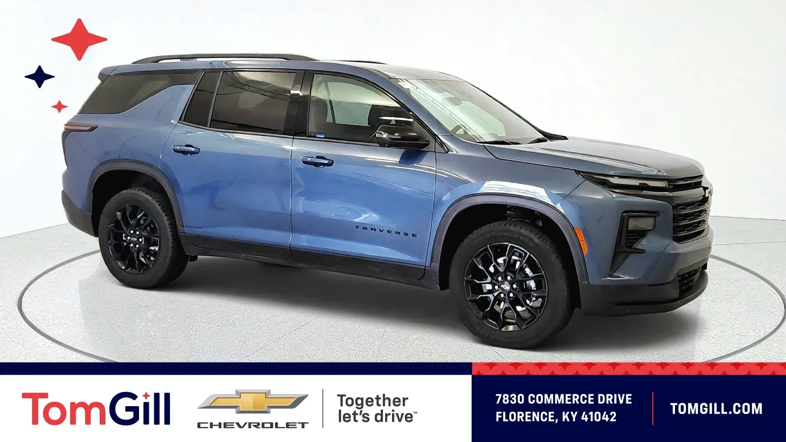 Blue 2025 Chevrolet Traverse AWD LT for sale in Florence, KY