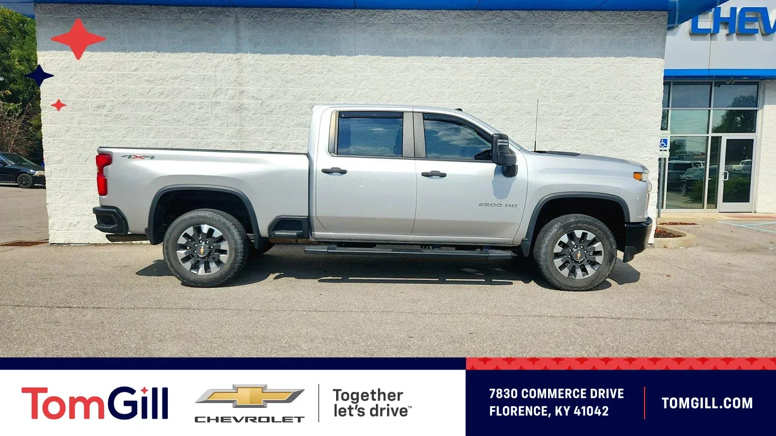 Silver 2021 Chevrolet Silverado 2500 HD Custom for sale in Florence, KY