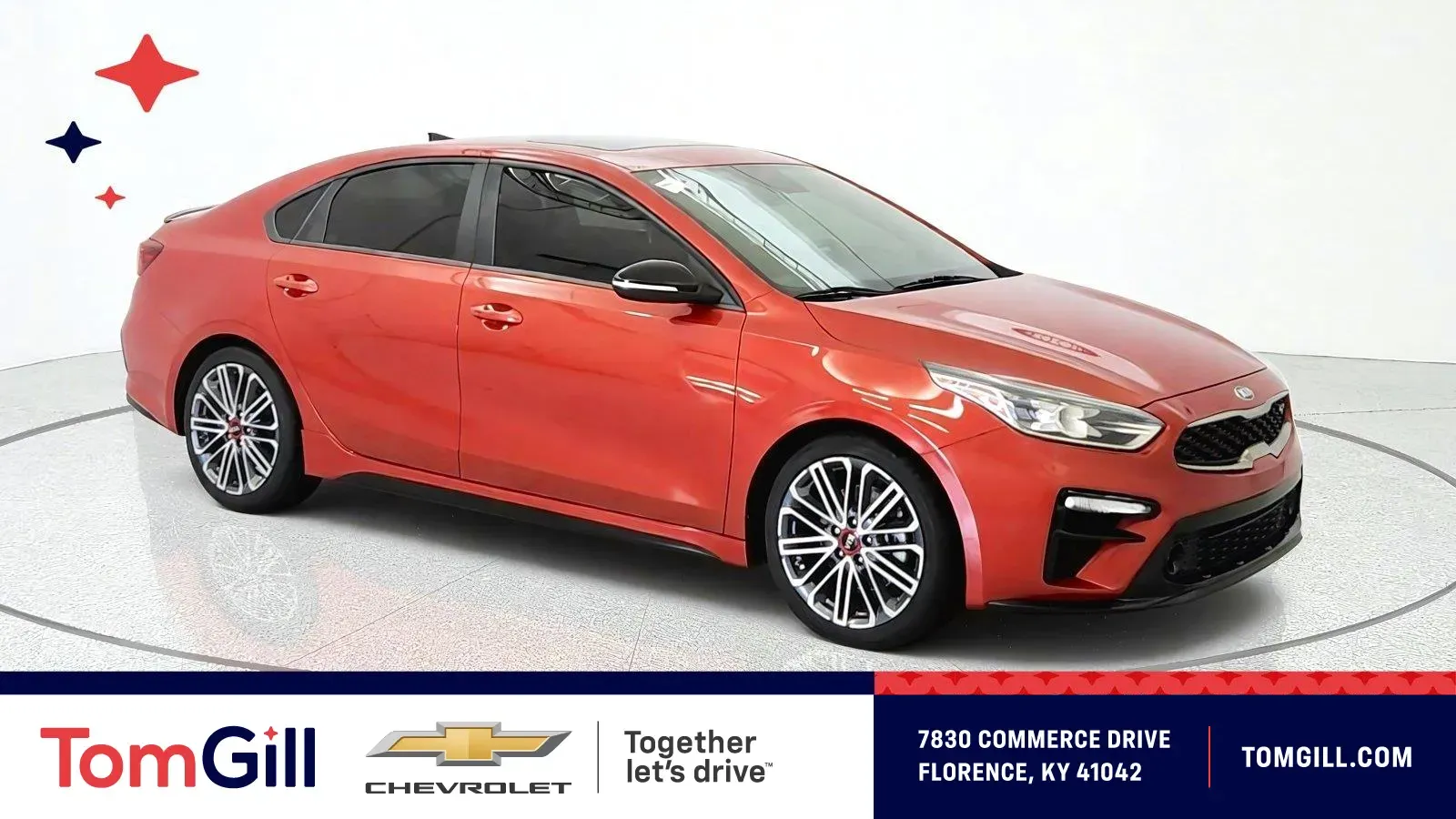 Orange 2020 Kia Forte GT for sale in Florence, KY