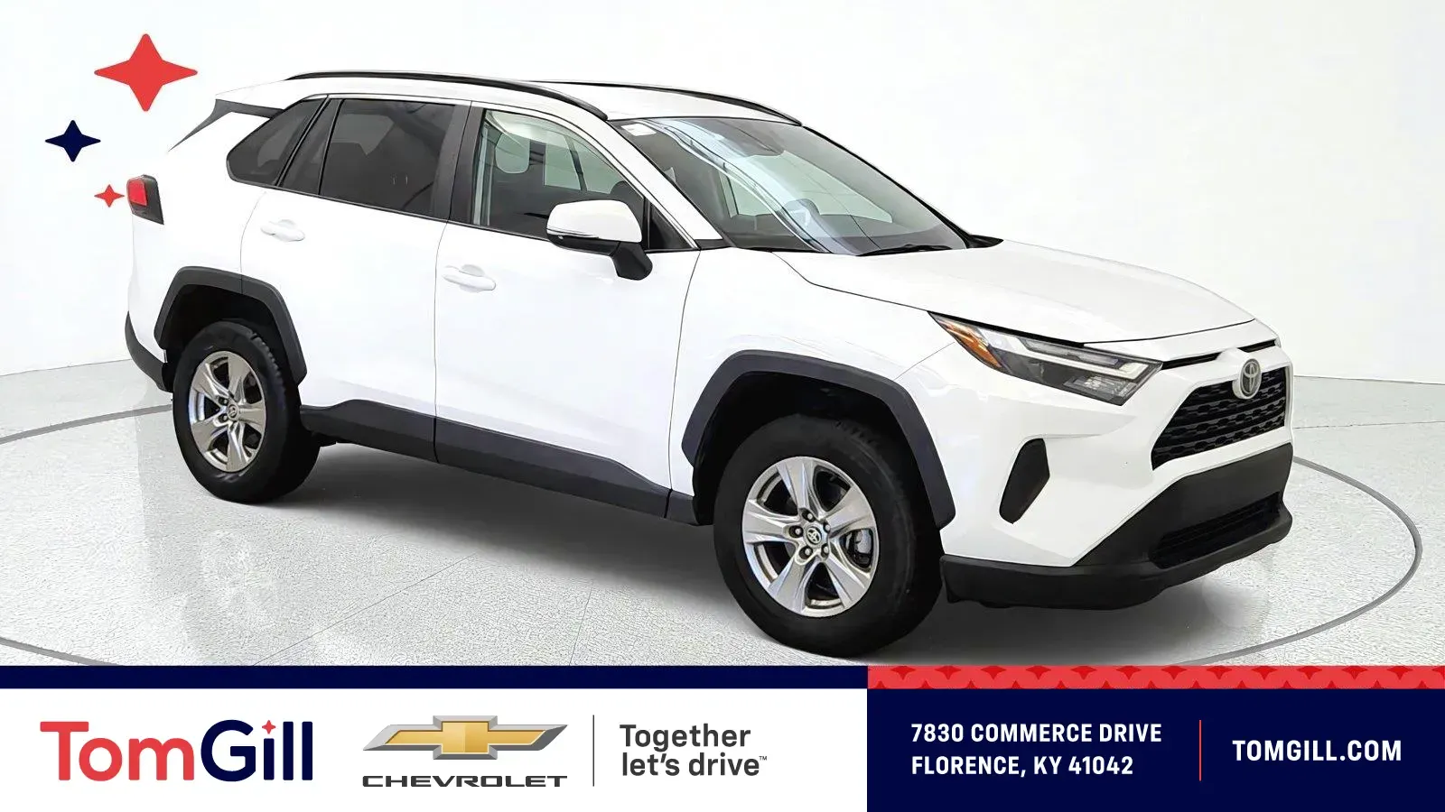 White 2024 Toyota RAV4 XLE for sale in Florence, KY