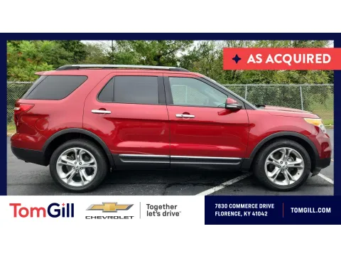 Red 2013 Ford Explorer Limited for sale in Florence, KY