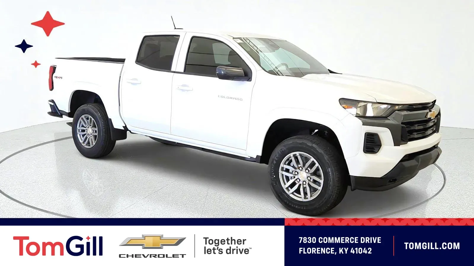White 2026 Chevrolet Colorado 4WD LT for sale in Florence, KY