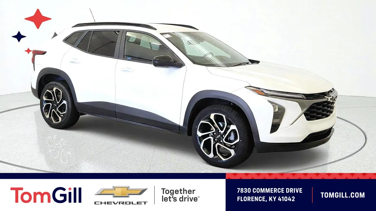 White 2025 Chevrolet Trax 2RS for sale in Florence, KY