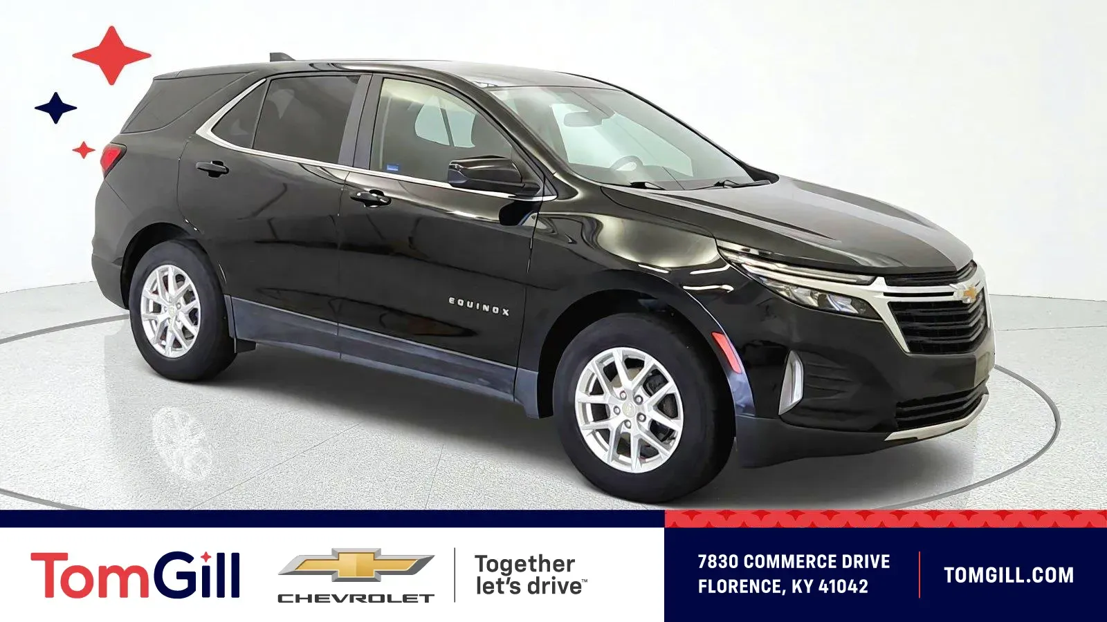 Black 2022 Chevrolet Equinox LT for sale in Florence, KY
