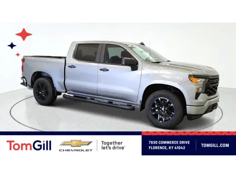 Gray 2026 Chevrolet Silverado 1500 Custom for sale in Florence, KY