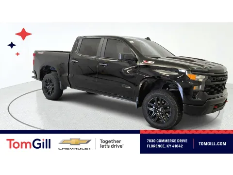 Black 2025 Chevrolet Silverado 1500 Custom Trail Boss for sale in Florence, KY