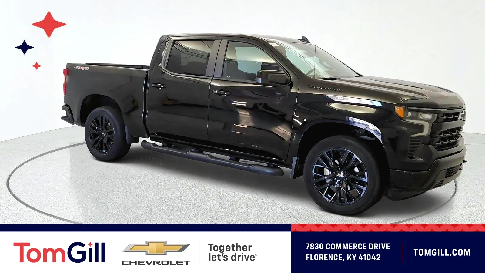 Black 2023 Chevrolet Silverado 1500 RST for sale in Florence, KY