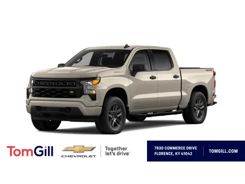 Beige 2026 Chevrolet Silverado 1500 Custom for sale in Florence, KY