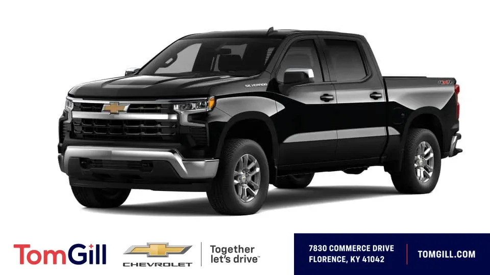 Black 2026 Chevrolet Silverado 1500 LT (2FL) for sale in Florence, KY