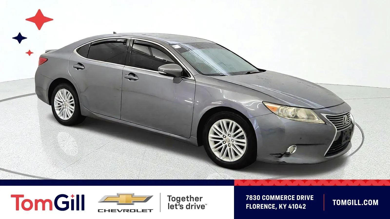 Gray 2013 Lexus ES 350 4dr Sdn for sale in Florence, KY
