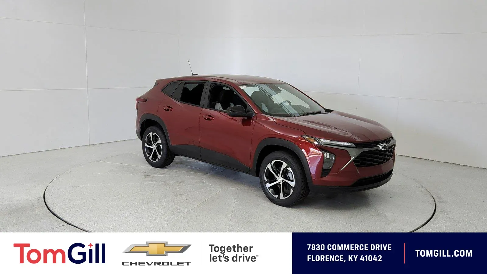 Red 2025 Chevrolet Trax 1RS for sale in Florence, KY