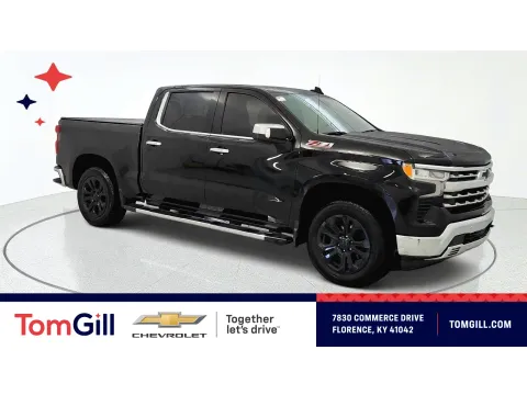 Black 2022 Chevrolet Silverado 1500 LTZ for sale in Florence, KY