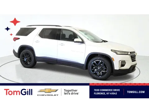 White 2023 Chevrolet Traverse LT Cloth for sale in Florence, KY