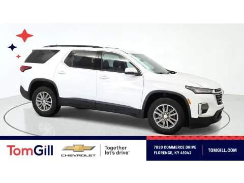 White 2023 Chevrolet Traverse LT Cloth for sale in Florence, KY