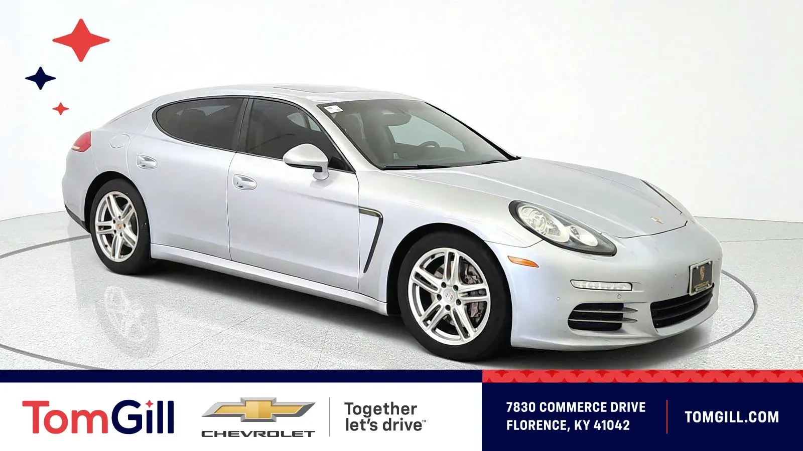 Silver 2015 Porsche Panamera 4 for sale in Florence, KY