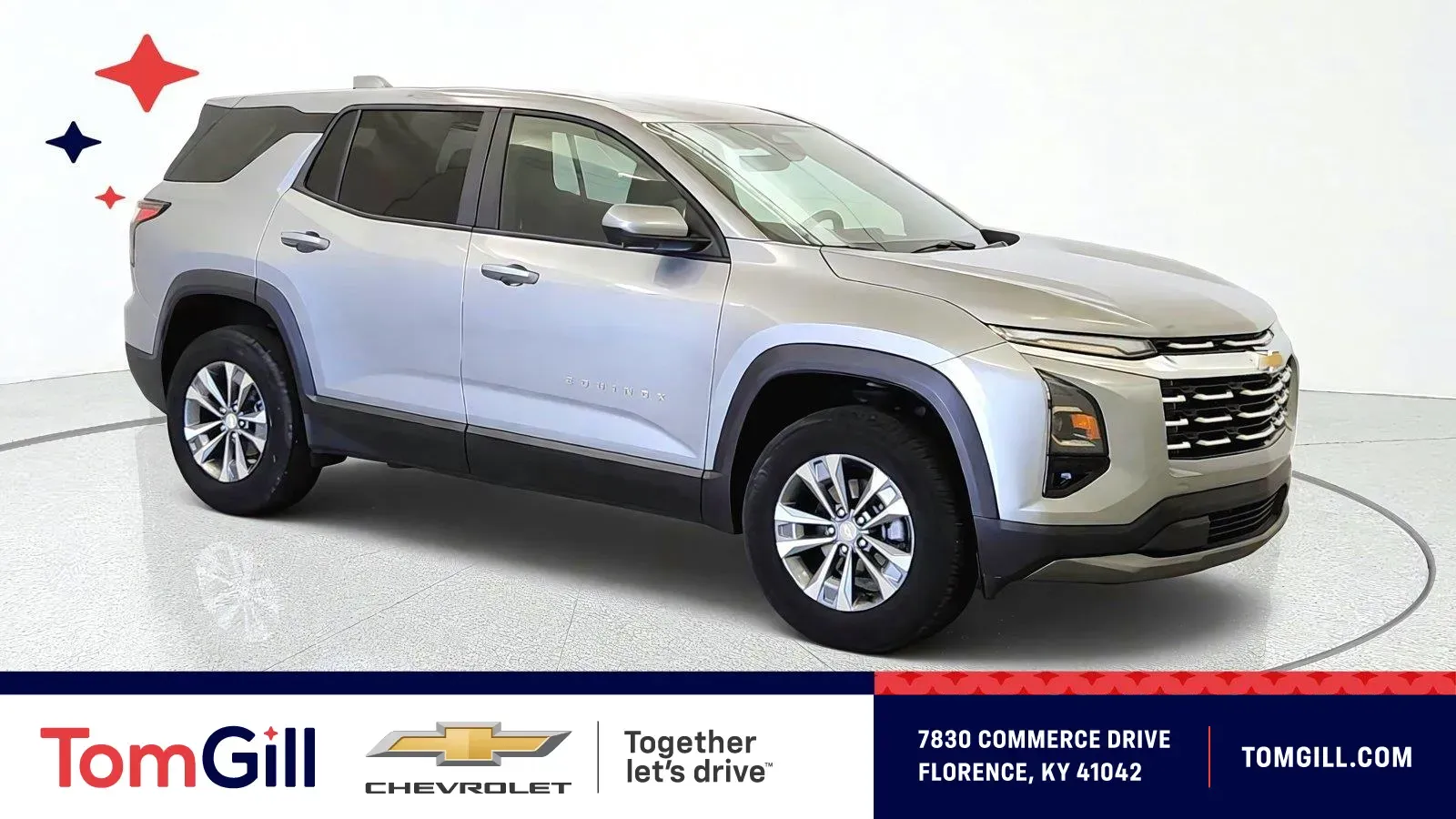 Gray 2025 Chevrolet Equinox FWD LT for sale in Florence, KY