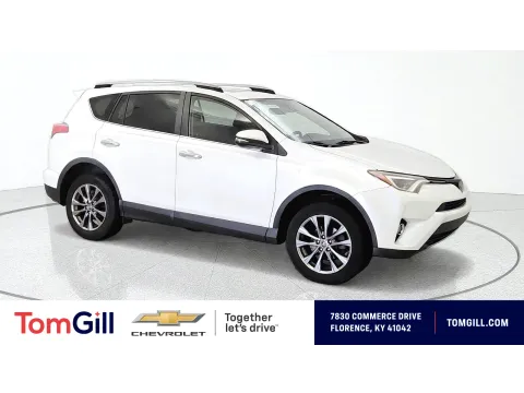 White 2018 Toyota RAV4 Limited for sale in Florence, KY