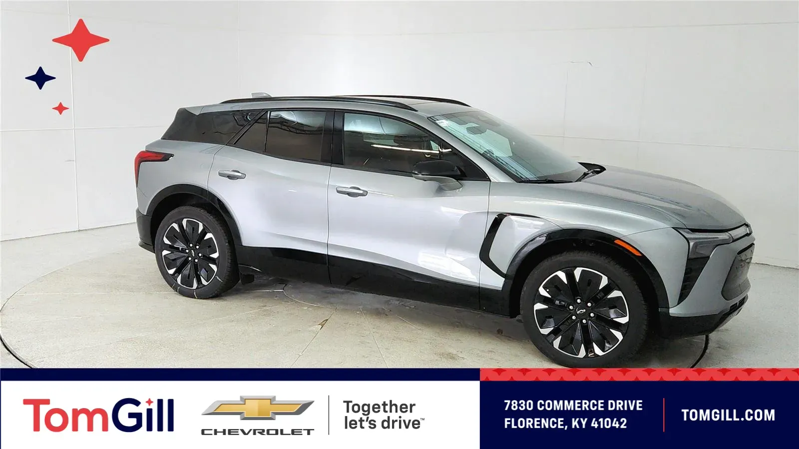 Gray 2025 Chevrolet Blazer EV RWD RS for sale in Florence, KY