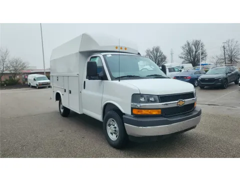 Photos of 2025 Chevrolet Express Cutaway 3500 1WT for sale in Florence, KY at Tom Gill Chevrolet