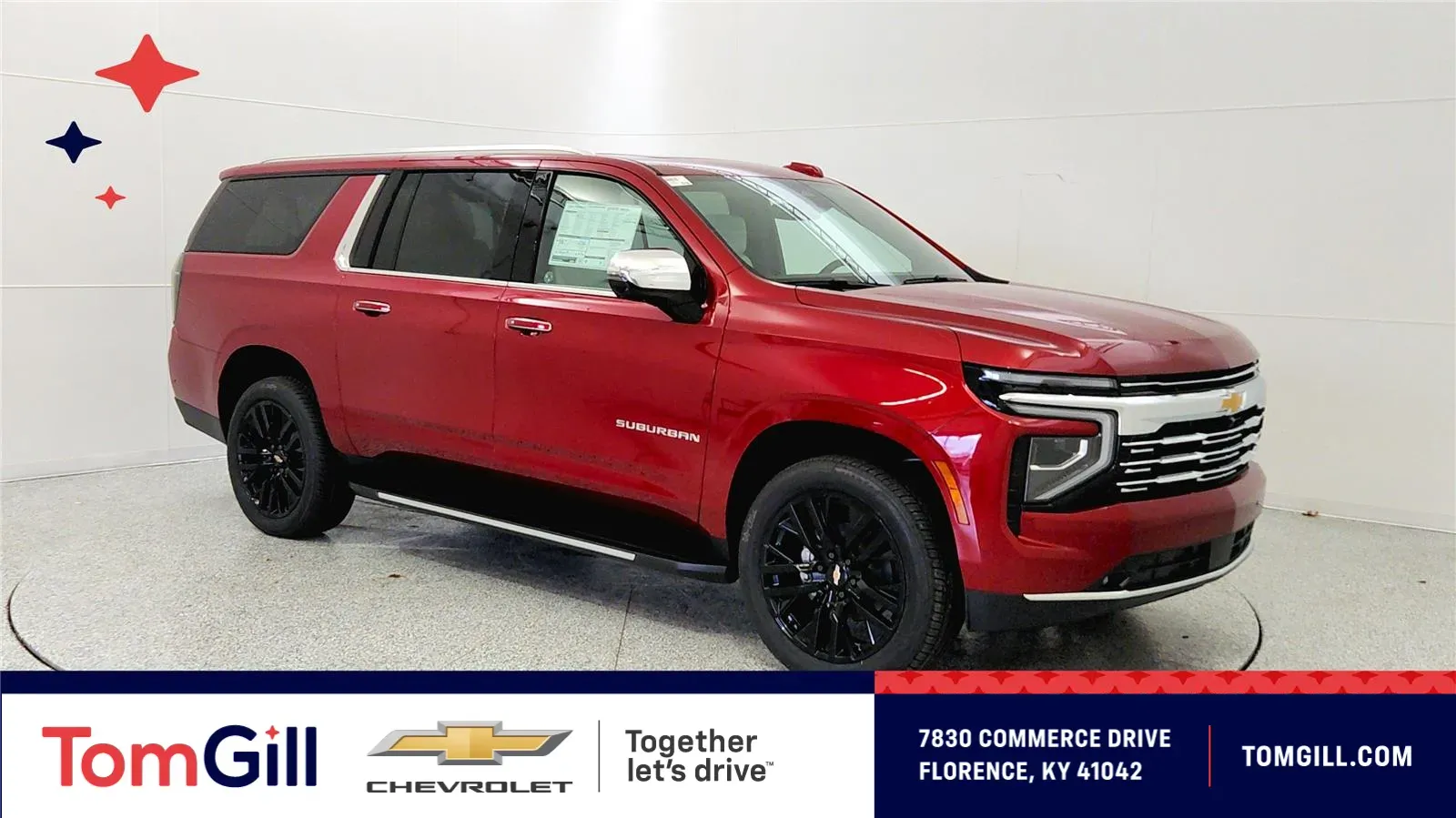 Red 2026 Chevrolet Suburban Premier for sale in Florence, KY