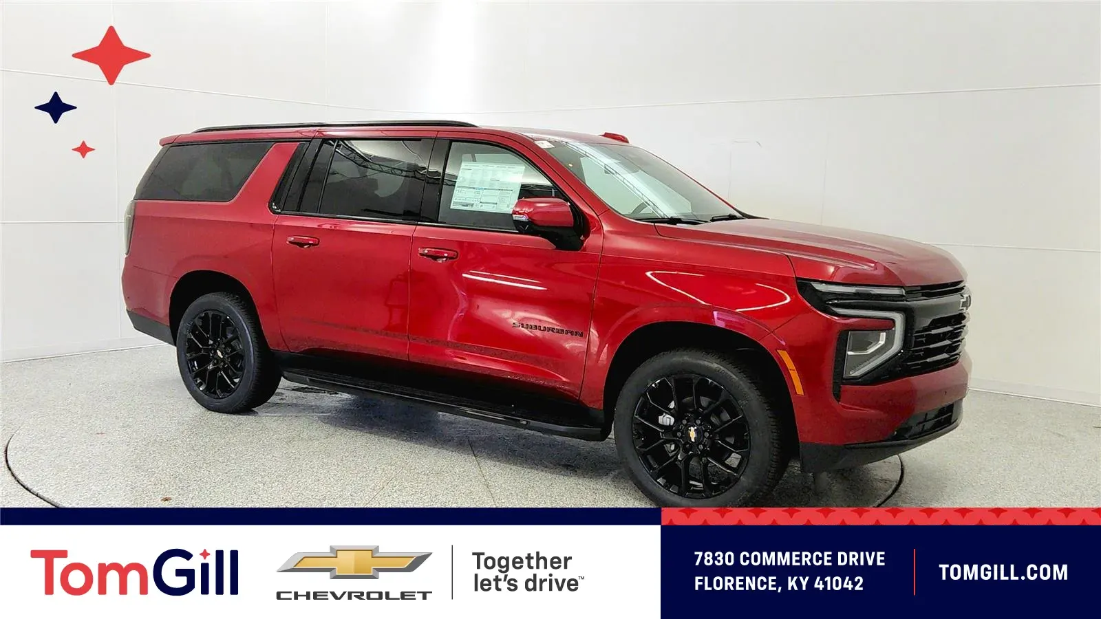 Red 2026 Chevrolet Suburban RST for sale in Florence, KY
