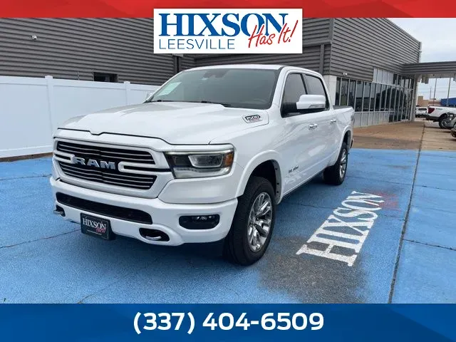 White 2022 Ram 1500 Laramie for sale in Alexandria, LA