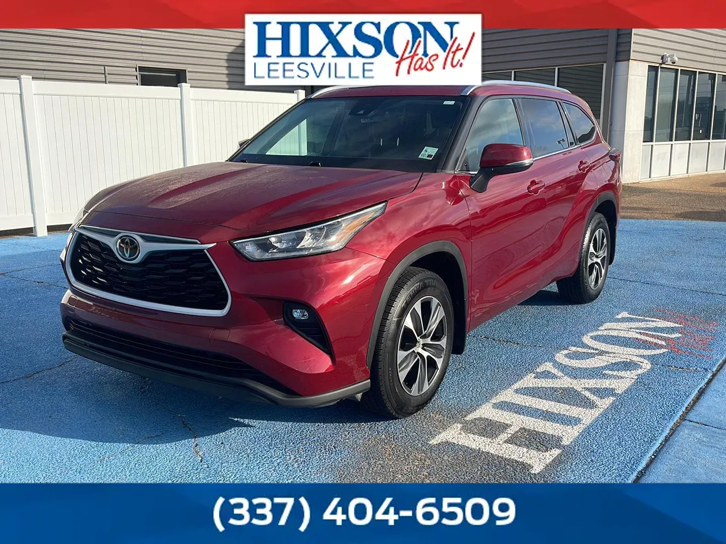 Red 2020 Toyota Highlander XLE for sale in Alexandria, LA