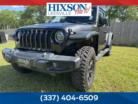 Gray 2021 Jeep Wrangler Unlimited Willys Sport for sale in DeRidder, LA