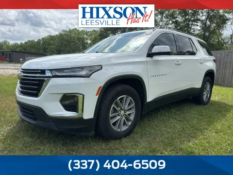 White 2023 Chevrolet Traverse LT Leather for sale in DeRidder, LA