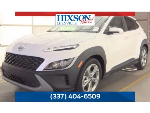 White 2023 Hyundai Kona SEL for sale in DeRidder, LA