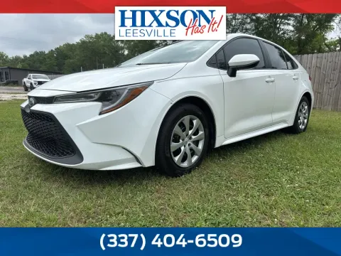 White 2021 Toyota Corolla LE for sale in DeRidder, LA