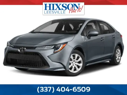 White 2021 Toyota Corolla LE for sale in DeRidder, LA