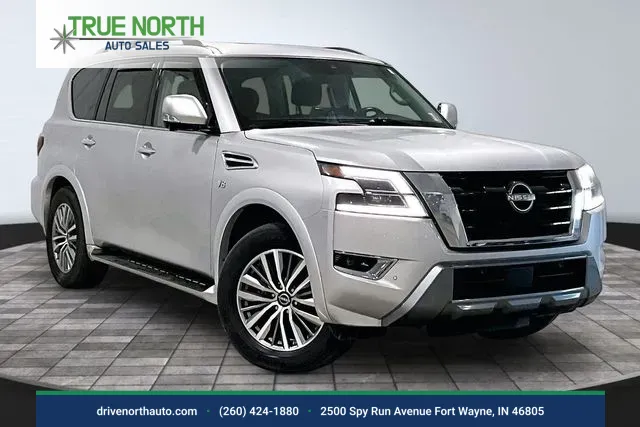 Silver 2021 Nissan Armada SL for sale in Fort Wayne, IN