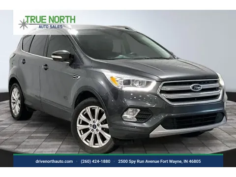 Gray 2018 Ford Escape Titanium for sale in Fort Wayne, IN