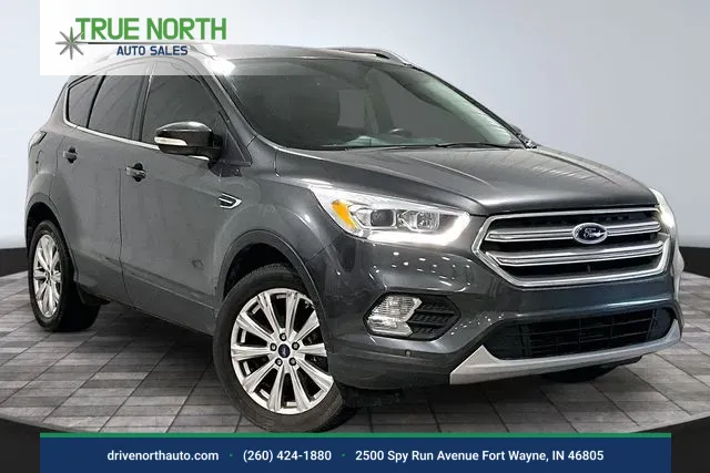 Gray 2018 Ford Escape Titanium for sale in Fort Wayne, IN