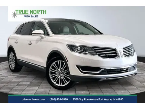 White 2016 Lincoln MKX Reserve for sale in Fort Wayne, IN