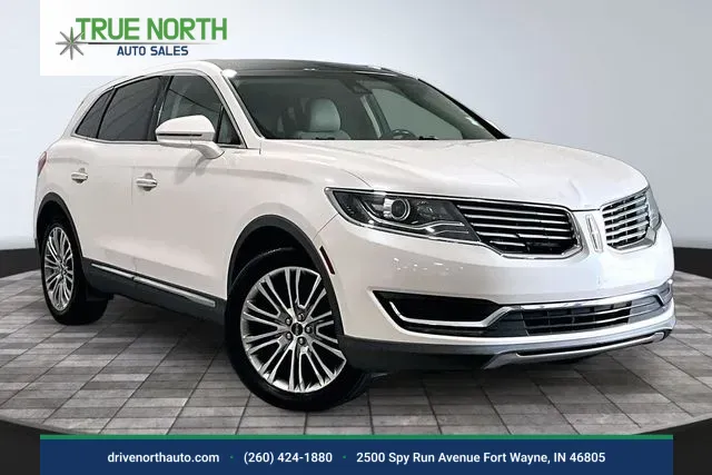 White 2016 Lincoln MKX Reserve for sale in Fort Wayne, IN