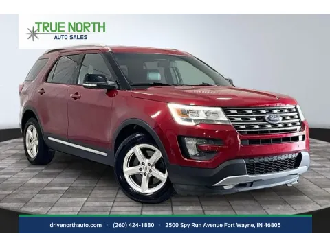 Red 2016 Ford Explorer XLT for sale in Fort Wayne, IN