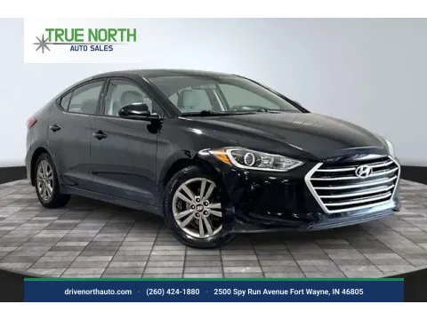 Black 2018 Hyundai Elantra SEL for sale in Fort Wayne, IN